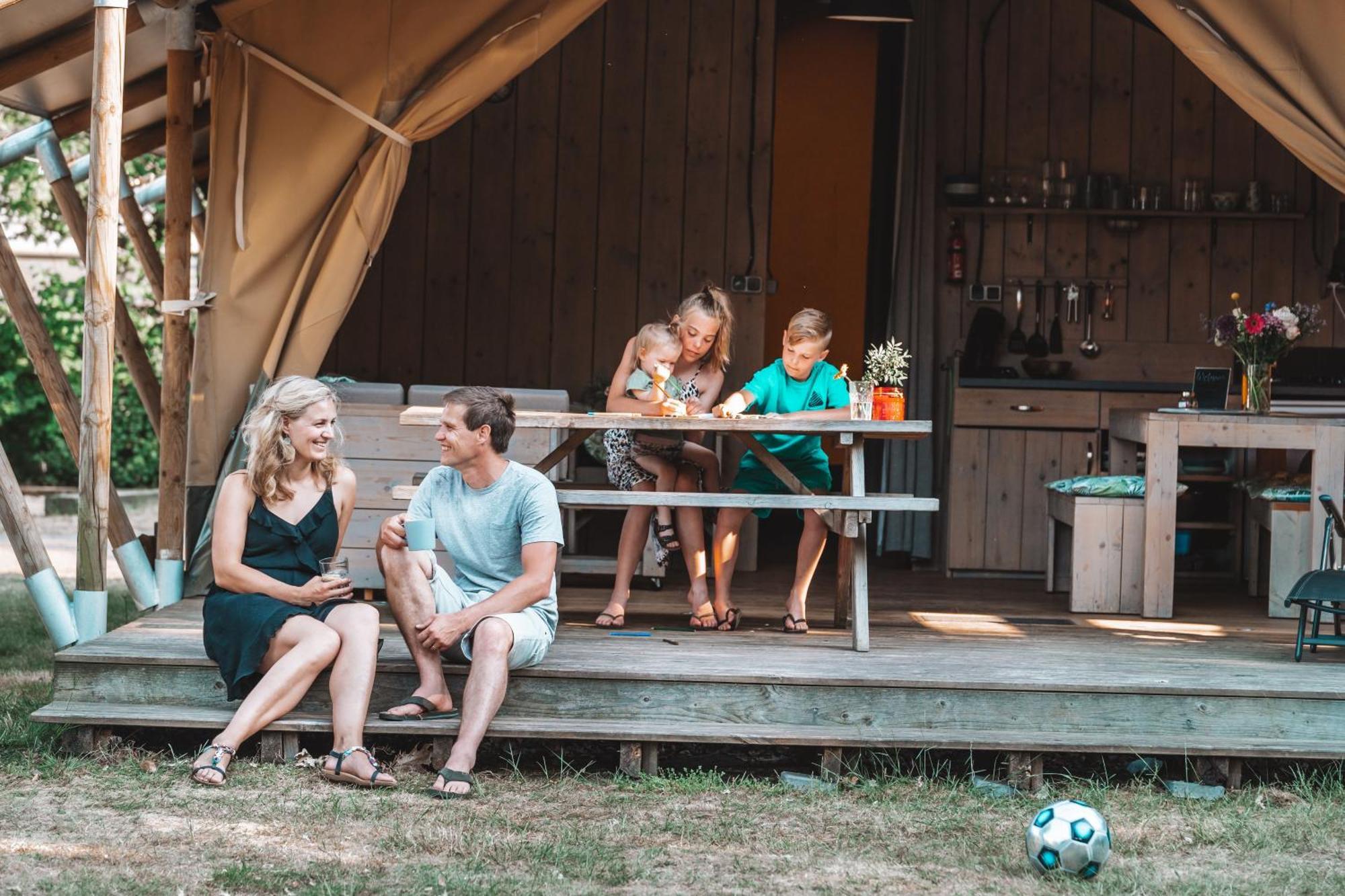 Glamping Holten Luxe Safaritent 2 Exterior foto