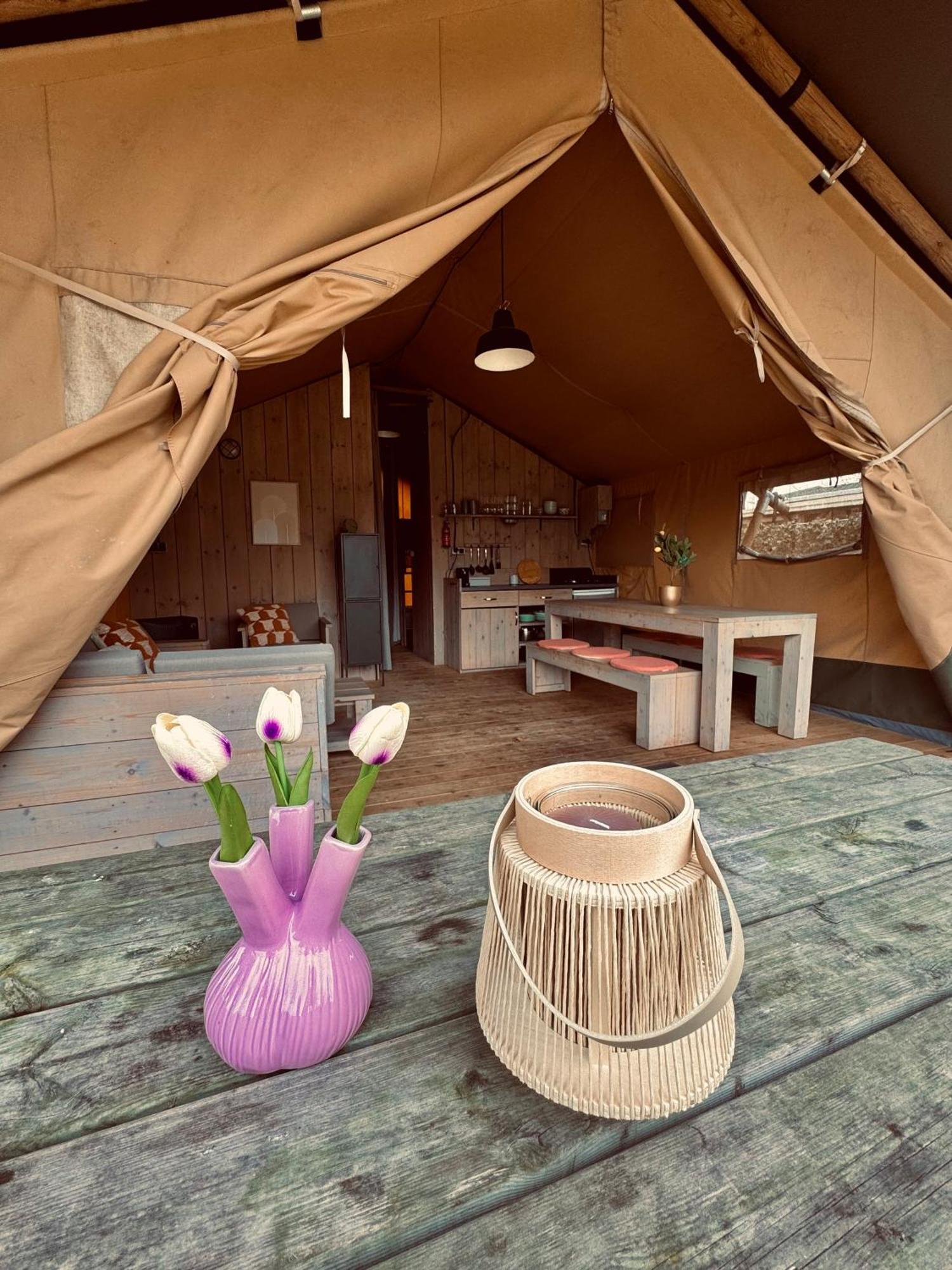 Glamping Holten Luxe Safaritent 2 Exterior foto