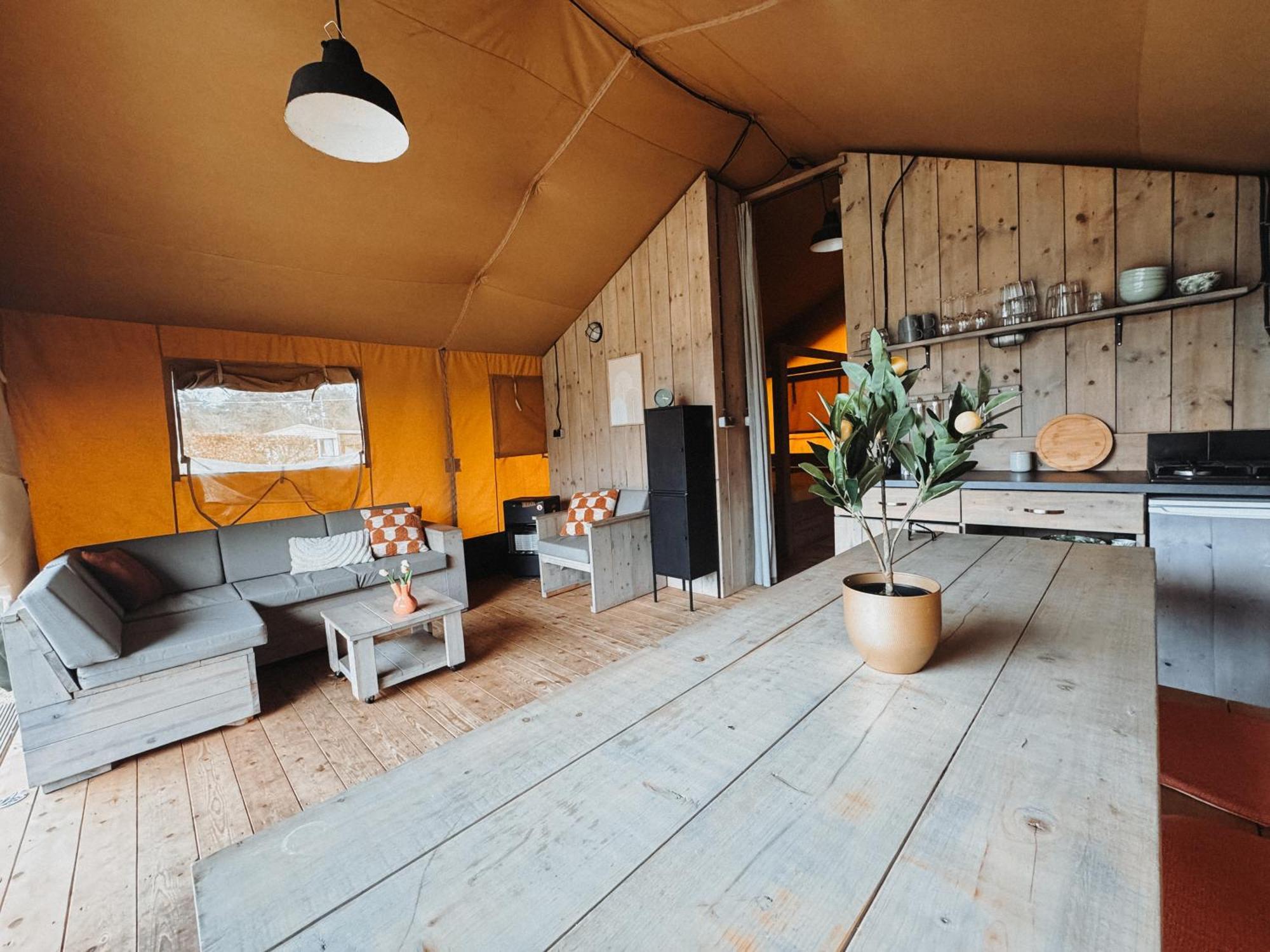 Glamping Holten Luxe Safaritent 2 Exterior foto